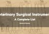 Veterinary Surgical Instruments Names and Pictures: A Complete List, veterinary surgical instruments pictures and names pdf, veterinary surgical instruments pictures and names